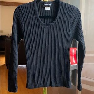 NWT Pierre Cardin Ribbed Long Sleeve Shirt